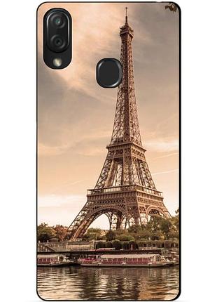 Чохол силіконовий для zte blade v10 vita з малюнком париж