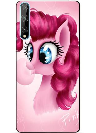 Силиконовый чехол бампер для huawei p smart s с рисунком пони пинки пай