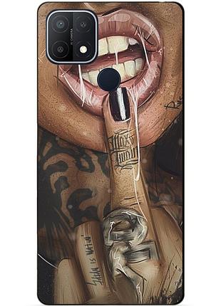 Силіконовий бампер чохол для oppo a15 a15s з малюнком swag