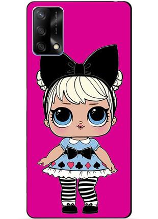 Силіконовий бампер чохол для oppo a74 з малюнком лялечка lol