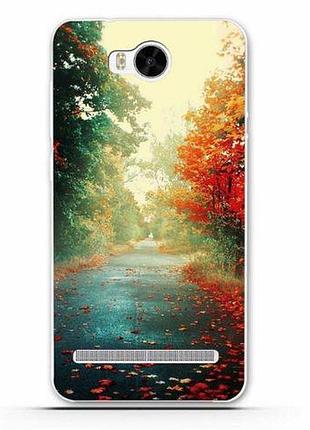 Силиконовый бампер чехол для huawei y3ii y3 2 с рисунком дорога