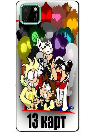Силиконовый чехол бампер для huawei y5p криминарт 13 карт