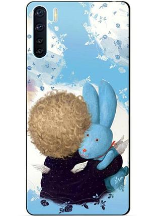 Силіконовий бампер чохол для oppo a91 з малюнком улюблений зайчик