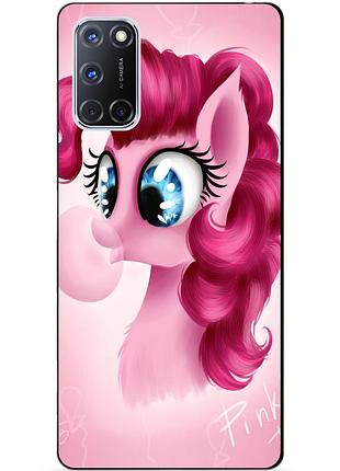 Силиконовый бампер чехол для oppo a72 с рисунком пони пинки пай