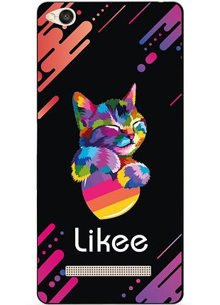 Силиконовый бампер чехол для xiaomi redmi 4a с рисунком likee