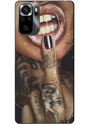 Силіконовий бампер чохол для xiaomi poco m5s з малюнком swag