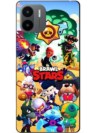 Силиконовый бампер чехол для xiaomi redmi a1/a2 с картинкой бравл силовая лига нокаут