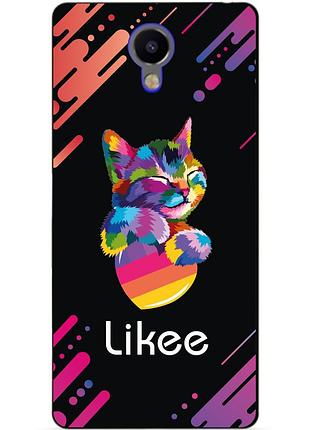 Силіконовий бампер чохол для meizu m3 note з малюнком likee