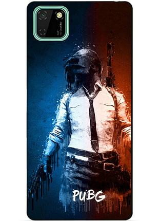 Силиконовый чехол бампер для huawei y5p с рисунком pubg
