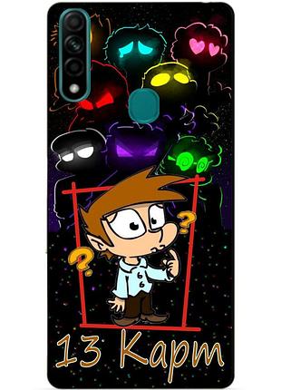 Силиконовый бампер чехол для oppo a31 с героем 13 карт габриэль