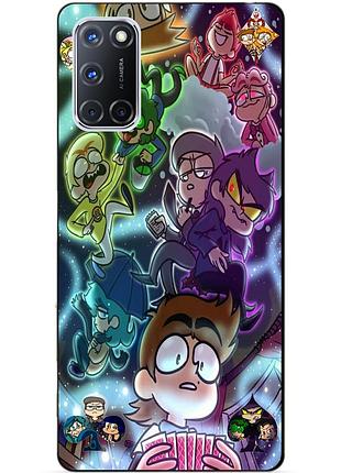 Силиконовый бампер чехол для oppo a72 с картинкой 13 карт