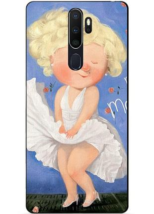 Силіконовий бампер чохол для oppo a5 2020 з малюнком гапчинська монро