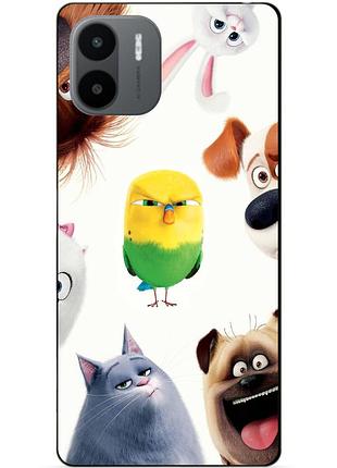 Силиконовый бампер чехол для xiaomi redmi a1/a2 с рисунком тайная жизнь домашних животных