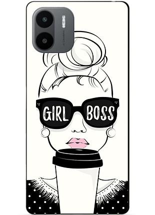 Силіконовий бампер чохол для xiaomi redmi a1/a2 з малюнком girl boss
