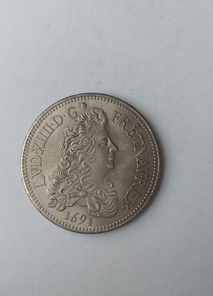 Французская старинная монета 1691 года
