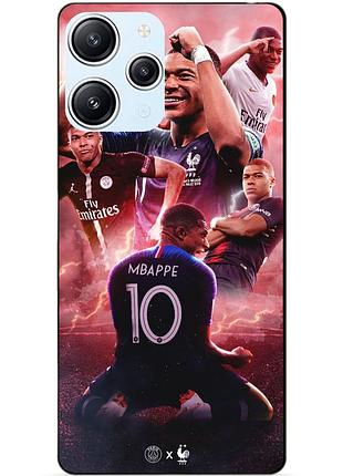 Силиконовый бампер чехол для xiaomi redmi 12 рисунок mbappe килиан мбаппе