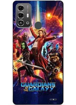 Силиконовый бампер чехол для zte blade a53 pro с картинкой стражи галактики