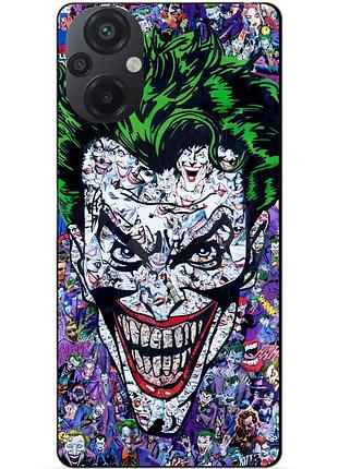 Силиконовый бампер чехол для xiaomi poco m5 с рисунком джокер