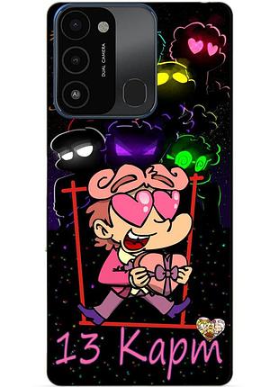 Силиконовый бампер чехол для tecno spark go 2022/spark 8c с героем 13 карт ромео