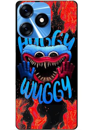 Силиконовый чехол бампер для tecno spark 10 с рисунком хагги вагги huggy wuggy