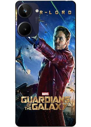 Силиконовый чехол бампер для realme 10 с рисунком star-lord стражи галактики guardians of the galaxy грут