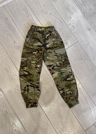 Дитячий камуфляж штани army kids скаут мультикам