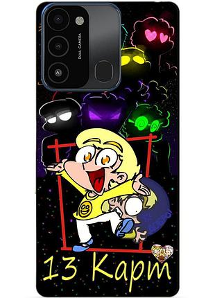 Силиконовый бампер чехол для tecno spark go 2022/spark 8c с героем 13 карт феликс