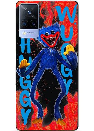 Силиконовый бампер чехол для vivo v21 с картинкой huggy wuggy хагги вагги