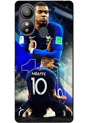 Силиконовый бампер чехол для zte blade l220 с рисунком mbappe франция мбаппе