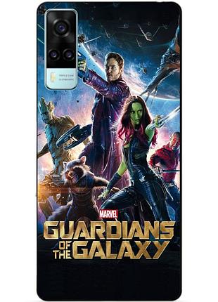 Силиконовый бампер чехол для vivo y31 / y53s стражи галактики guardians of the galaxy