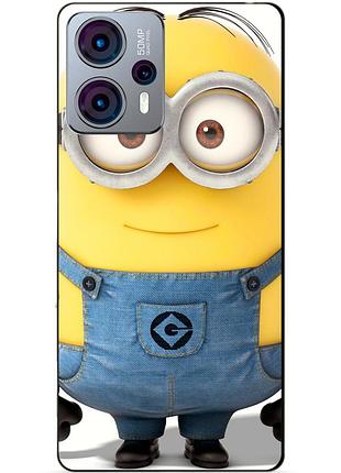 Силіконовий чохол бампер для motorola moto g23 з малюнком міньйон стюарт minion