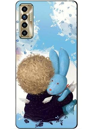 Силіконовий бампер чохол для tecno camon 17p з малюнком улюблений зайчик