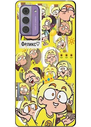 Силиконовый чехол бампер для nokia g42 феликс 13 карт