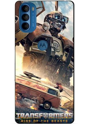 Силіконовий чохол бампер для motorola moto g41 з малюнком вілджек трансформери