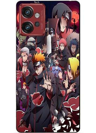 Силіконовий чохол бампер для motorola moto g32 з малюнком наруто naruto аніме