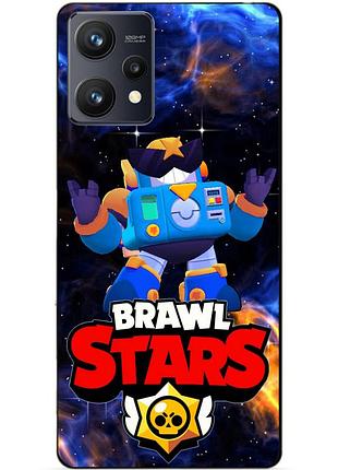 Силіконовий бампер чохол для realme 9/9 pro plus космічний бравл герої вольт