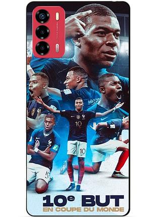 Силіконовий бампер чохол для zte blade v40 vita з картинкою мопапе франція mbappe