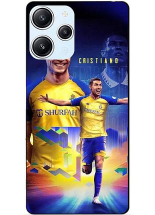 Силіконовий бампер чохол для xiaomi redmi 12 малюнок роналдо аль наср ronaldo