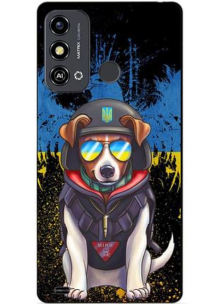 Силіконовий чохол бампер для zte blade a53 з малюнком пес патрон