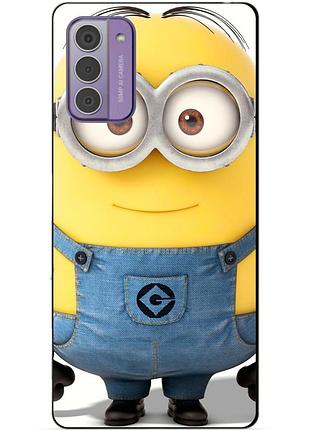 Силіконовий чохол бампер для nokia g42 з малюнком міньйон стюарт minion