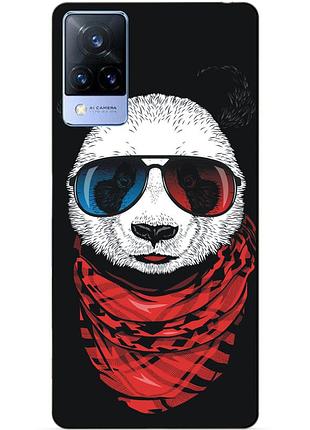 Силіконовий бампер чохол для vivo v21 з малюнком панда