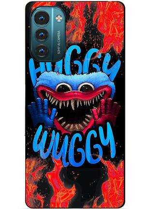 Силіконовий чохол бампер для nokia g21 з малюнком хаггі вагі huggy wuggy