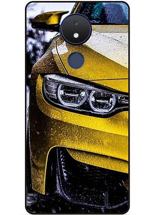 Силиконовый чехол бампер для nokia c21 с рисунком bmw бмв машина авто