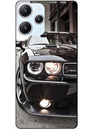 Силиконовый бампер чехол для xiaomi redmi 12 рисунок dodge