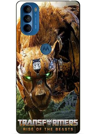 Силиконовый чехол бампер для motorola moto g31 с рисунком читор звероботы трансформеры transformers