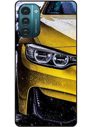 Силиконовый чехол бампер для nokia g21 с рисунком bmw бмв машина авто