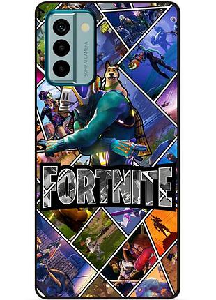 Силіконовий чохол бампер для nokia g22 з картинкою фортнайт fortnite