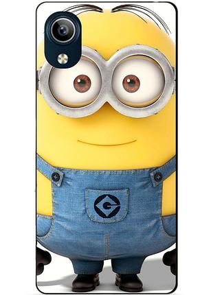 Силіконовий чохол бампер для vivo y1s з малюнком міньйон стюарт minion