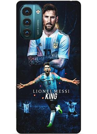Силіконовий чохол бампер для nokia g21 з малюнком messi or мессі