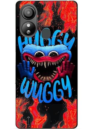 Силиконовый чехол бампер для zte blade l220 с рисунком хагги вагги huggy wuggy